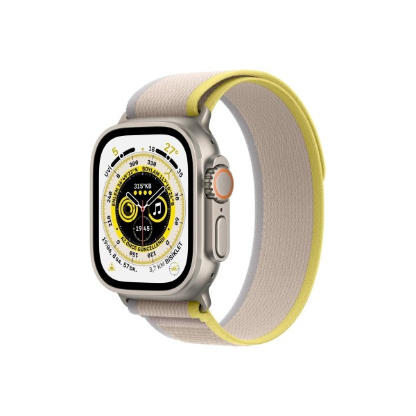 Sarı/Bej Apple Watch Ultra 49mm 
