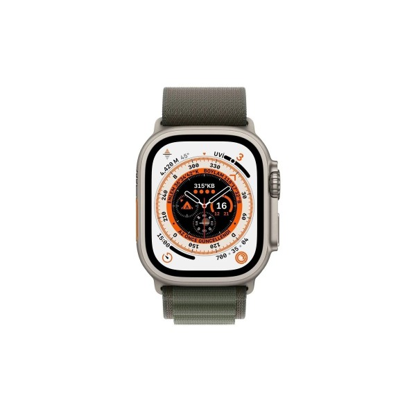 Yeşil Alpine Loop Apple Watch Ultra 49mm 