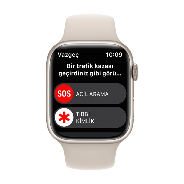 Krem Apple Watch Series 8 45mm GPS Yıldız Işığı Krem Apple Watch Series 8 45mm GPS Yıldız Işığı